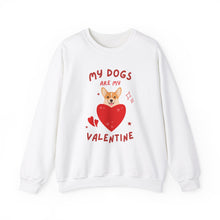 Load image into Gallery viewer, “My Dogs Are My Valentine” Unisex Heavy Blend™ Crewneck Sweatshirt