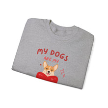 Load image into Gallery viewer, “My Dogs Are My Valentine” Unisex Heavy Blend™ Crewneck Sweatshirt