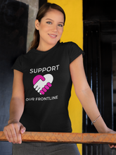 Load image into Gallery viewer, Support Our Frontline Tee, Essential Shirt, Frontline Warrior, Nurse Gift, Nurse Shirts, Healthcare Hero